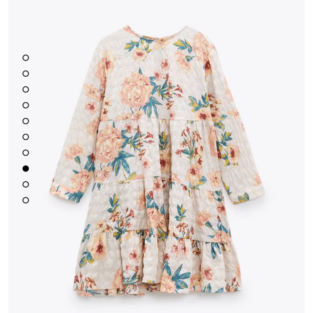 Zara Floral Lace Dress - Multicolor